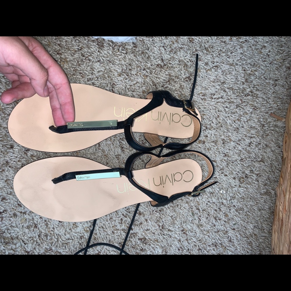 Slightly worn Calvin Klein sandals